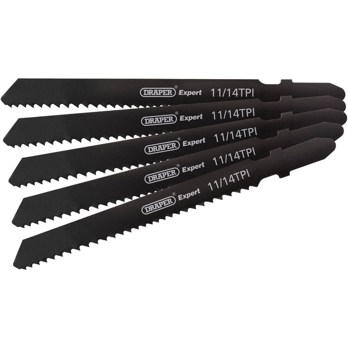 Draper DT118B Jigsaw Blade Set, 92mm (5 Piece) 81730 Draper - Town Tools 