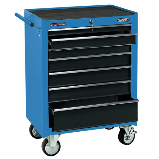 Draper Roller Tool Cabinet, 7 Drawer, 26", Blue 15040 Draper - Town Tools 