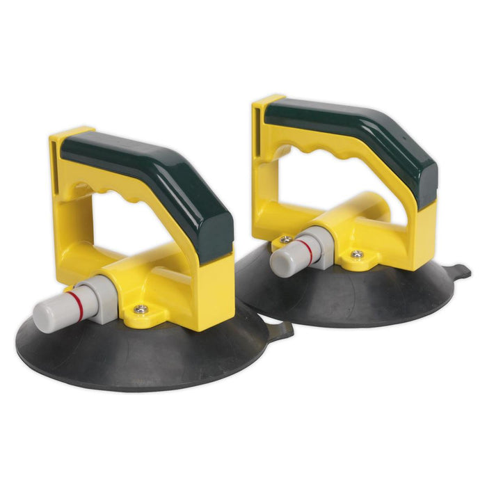 Sealey Vacuum Suction Cup 150mm Pair AK98943 Sealey - Town Tools 