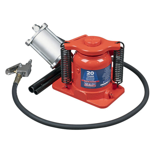 Sealey Low Profile Air Operated Hydraulic Bottle Jack 20 Tonne YAJ20SLE Sealey - Town Tools 