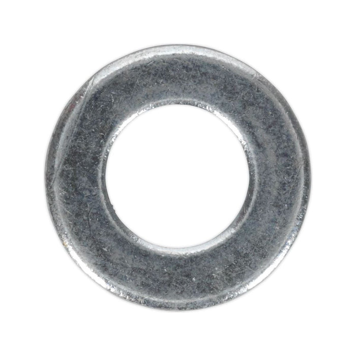 Sealey Flat Washer DIN 125 M10 x 21mm Form A Zinc Pack of 100 FWA1021 Sealey - Town Tools 