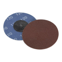 Sealey Quick-Change Sanding Disc75mm 120Grit Pack of 10 PTCQC75120
