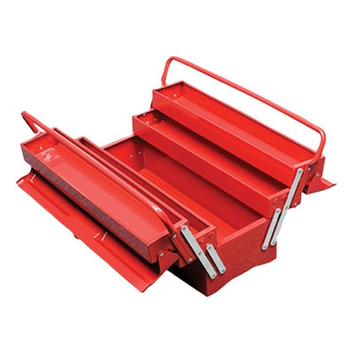 Faithfull Metal Cantilever Toolbox - 5 Tray 49cm (19in) Faithfull - Town Tools