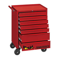 Teng Tools 26" Classic Cabinet FOAM Tool Kit 179 Pieces Red