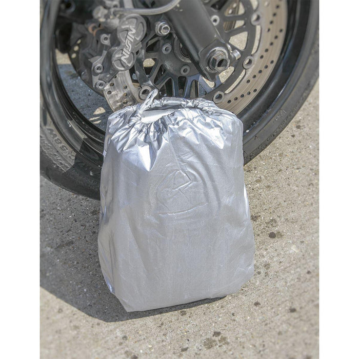 Sealey Motorcycle Cover Medium 2320 x 1000 x 1350mm MCM Sealey - Town Tools 