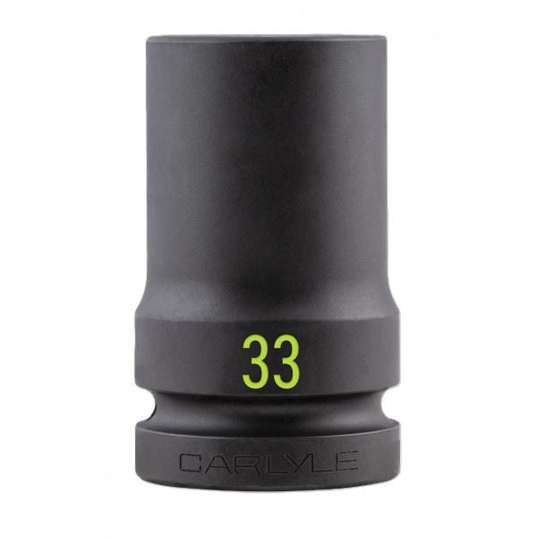 Carlyle Tools 3/4Dr Deep 6Pt Impact Socket 33mm