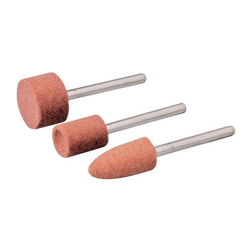Silverline Rotary Tool Grinding Stone Set 3pce 9.5, 9.5 & 15.8mm Dia Silverline - Town Tools 