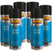 6x Hycote XUK0272 Gloss Black 400ml C/O Hycote - Town Tools 