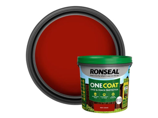 Ronseal One Coat Shed & Fence Protection Red Cedar 5 litre Ronseal - Town Tools