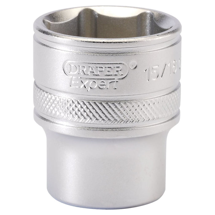 Draper 6 Point Imperial Socket, 1/2" Sq. Dr., 15/16" 16633 Draper - Town Tools 