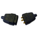 Dencon 3 Pin Rubber Connector Plug 10A Black Dencon - Town Tools