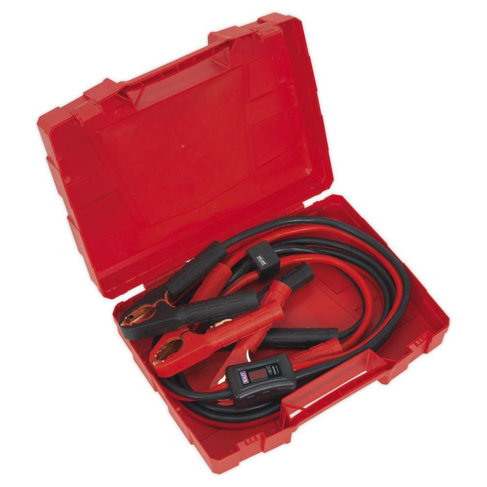 Sealey Booster Cables 25mmï x 3.5m 600A with Electronics Protection BC25635SR Sealey - Town Tools 