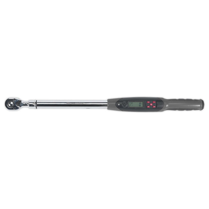 Sealey Angle Torque Wrench Digital 1/2"Sq Drive 20-200Nm(14.7-147.5lb.ft) STW306 Sealey - Town Tools 