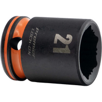 Sealey 1/2"Dr Lock-On Impact Socket 21mm (Orange Coded Ring) AK5636M-11