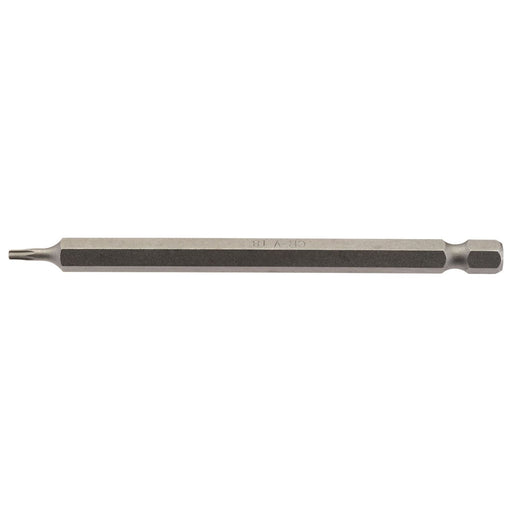 Draper TX-STAR Insert Bit, 1/4" Hex, 100mm Long, T8 (Pack of 1) Draper - Town Tools 