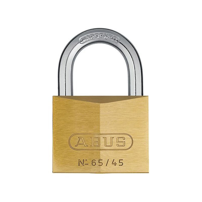 Abus Mechanical 65/45mm Brass Padlock Keyed Alike 451 ABUS Mechanical - Town Tools