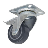 Sealey Castor Wheel Swivel Plate with Total Lock50mm SCW250SPL