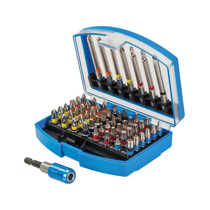 Silverline Colour-Coded Bit Set 56pce 56pce Silverline - Town Tools 