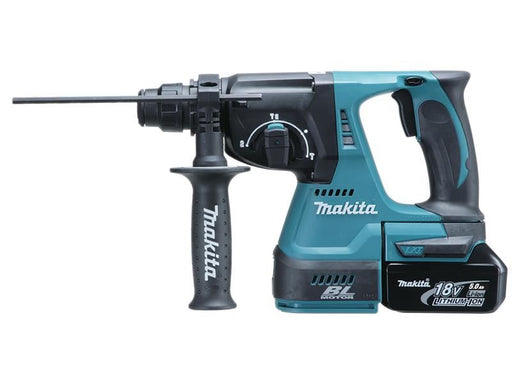 Makita DHR242RTJ SDS Plus BL Hammer Drill 18V 2 x 5.0Ah Li-ion Makita - Town Tools