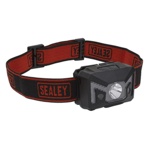 Sealey Rechargeable Head Torch 3W SMD LED Auto-Sensor HT102R Sealey - Town Tools 