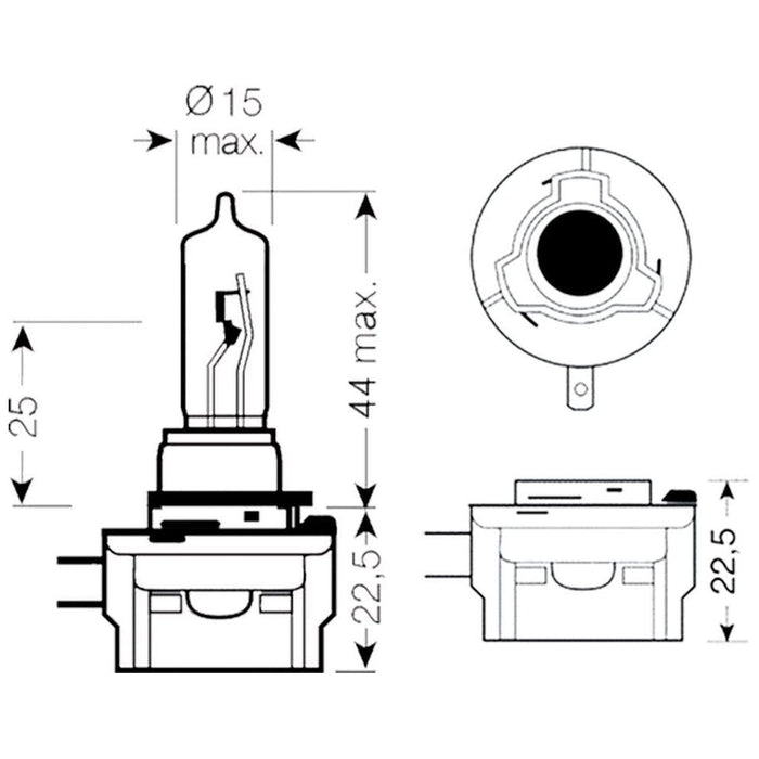 Ring R920 H8B Bulb, 12 V Ring Automotive - Town Tools 