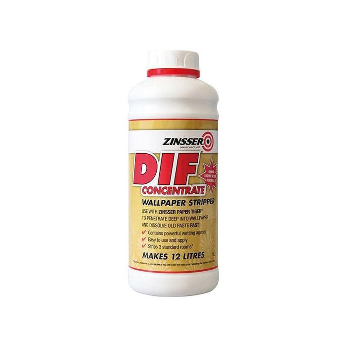 Zinsser DIF® Wallpaper Stripper Concentrate 1 litre Zinsser - Town Tools