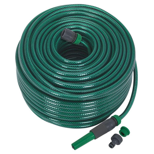 Sealey Water Hose 80m with Fittings GH80R Sealey - Town Tools 