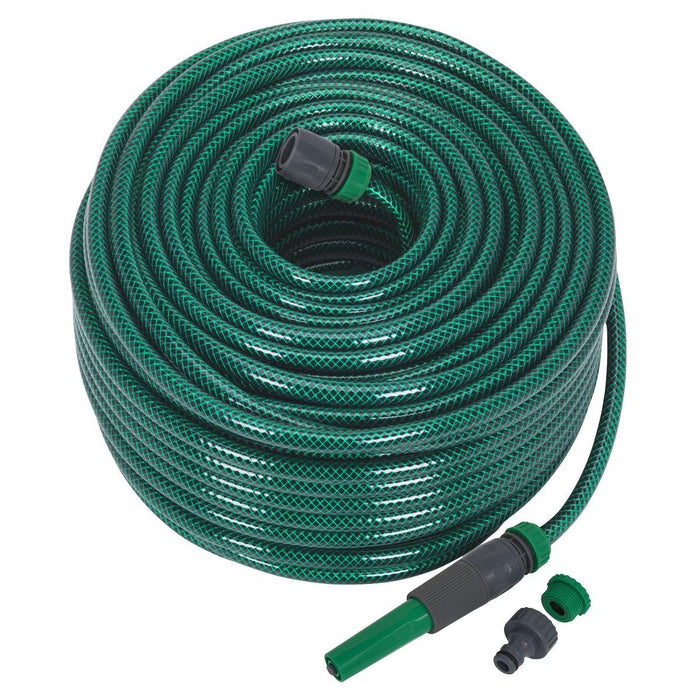 Sealey Water Hose 80m with Fittings GH80R Sealey - Town Tools 