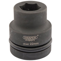Draper Expert HI-TORQ 6 Point Impact Socket, 1" Sq. Dr., 22mm 05103