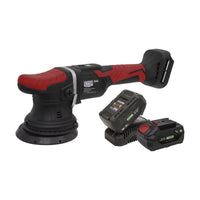 Sealey Cordless Orbital Polisher Kit 20V SV20 Series125mm 2 Batteries