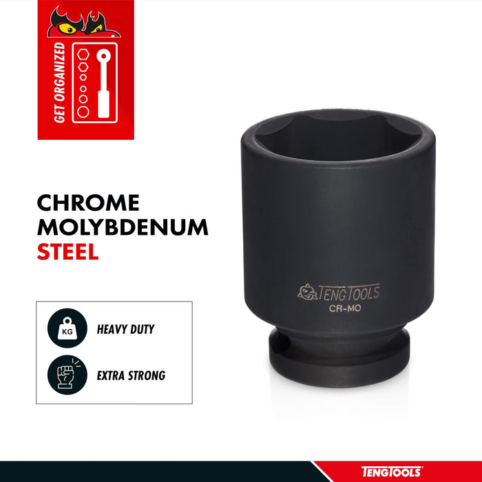Teng Tools 1/2" Impact Socket DIN Metric 27mm Teng Tools - Town Tools 