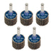 Sealey 25 x 20mm Abrasive Flap Wheel on 6mm Shaft 80Grit - Pack of 5 FW2520805 Sealey - Town Tools 