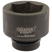 Draper Expert HI-TORQ 6 Point Impact Socket, 1" Sq. Dr., 60mm 05129