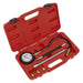Sealey Petrol Engine Compression Tester Deluxe Kit 6pc VSE300D Sealey - Town Tools 