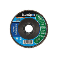 Bluespot Tools Sanding Flap Disc 115mm 40 Grit