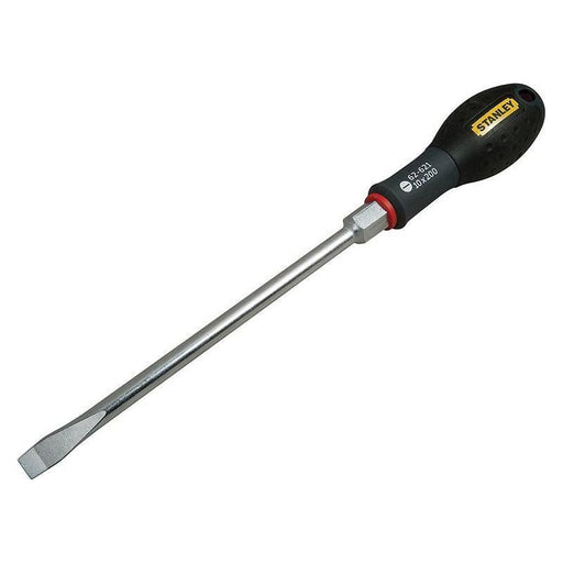 Stanley® Hand Tools FatMax® Bolster Screwdrivers Flared Tip 10 x 200mm STANLEY® Hand Tools - Town Tools