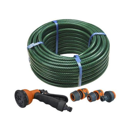 Faithfull PVC Reinforced Hose 30m Fittings & Spray Gun Faithfull - Town Tools