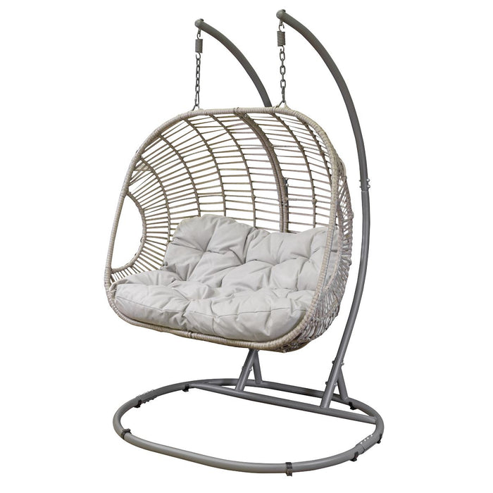 Dellonda Double Swinging Egg Chair with Cushion DG61