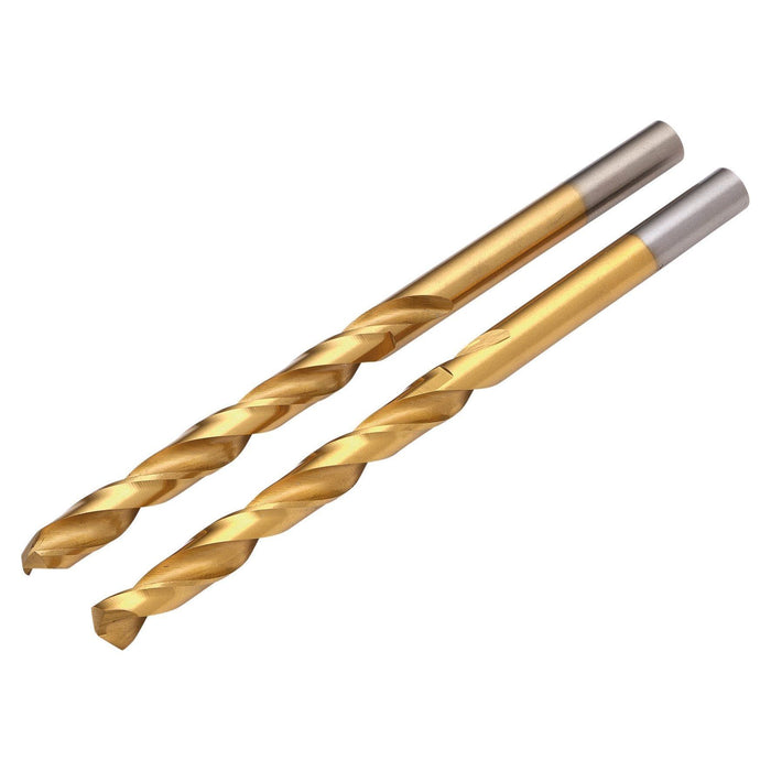 Draper HSS Titanium Nitride Coated Drill Bit, 5.0mm x 86mm (Pack of 2) Draper - Town Tools