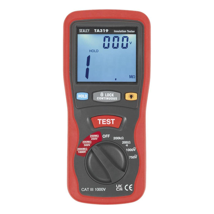 Sealey Digital Insulation Tester TA319 Sealey - Town Tools 