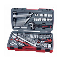 Teng Tools MECCA PRO 1/4", 3/8" & 1/2" Socket & Tool Set mm/AF 127 Pieces