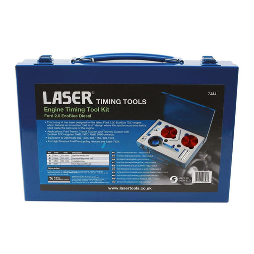 Laser Engine Timing Kit - for Ford 2.0 EcoBlue Diesel 7323 Laser - Town Tools 