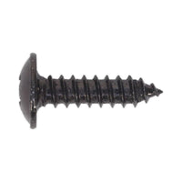 Sealey Self Tapping Screw 4.2 x 16mm Flanged Head Black Pozi Pack of 100 BST4216
