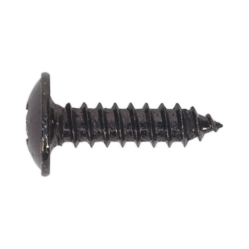 Sealey Self Tapping Screw 4.2 x 16mm Flanged Head Black Pozi Pack of 100 BST4216 Sealey - Town Tools 