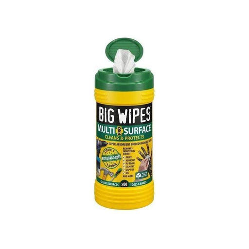 Big Wipes Multi-Surface Bio Pro+ Antiviral Wipes (Tub 80) Big Wipes - Town Tools