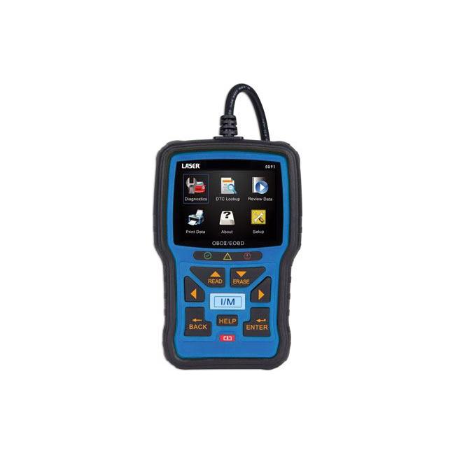 Laser OBDII/EOBD Code Reader & Reset Tool 5091 Laser - Town Tools 