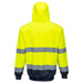 Portwest Two-Tone Zip Front Hoodie - Yellow/Navy - Medium Portwest - Town Tools 