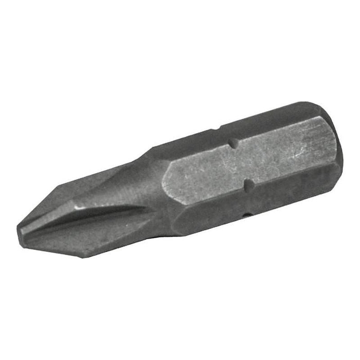 Faithfull Phillips S2 Grade Steel Screwdriver Bits PH1 x 25mm (Pack 3) Faithfull - Town Tools