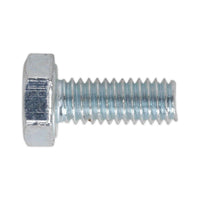 Sealey HT Setscrew M4 x 16mm 8.8 Zinc DIN 933 Pack of 50 SS416