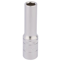 Draper HI-TORQ 6 Point Deep Socket, 3/8" Sq. Dr., 9mm 17543